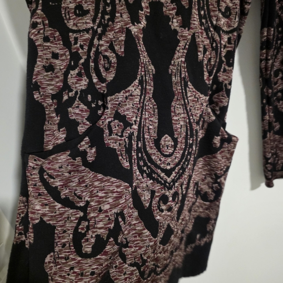 Free People Black and Pink Patterned Tunic - Picture 2 of 11